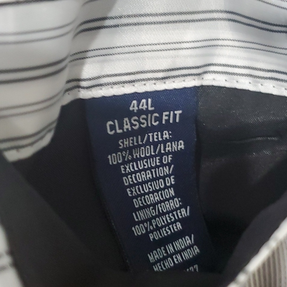 Stafford Signature Blazer With Black Elbow Patches Size 44L - Picture 5 of 5